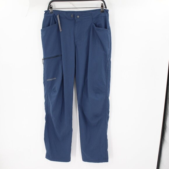 Patagonia RPS Rock Pants Mens 31 Blue Climbing Hiking Outdoors Utility Stretch - Picture 1 of 14